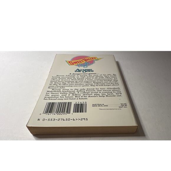 Sweet Valley High 1ST Edition First Print Book #51 Against The Odds VTG 1980s - Picture 7 of 8
